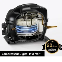 Réfrigérateur multi portes RF65DG9H0ESR family hub