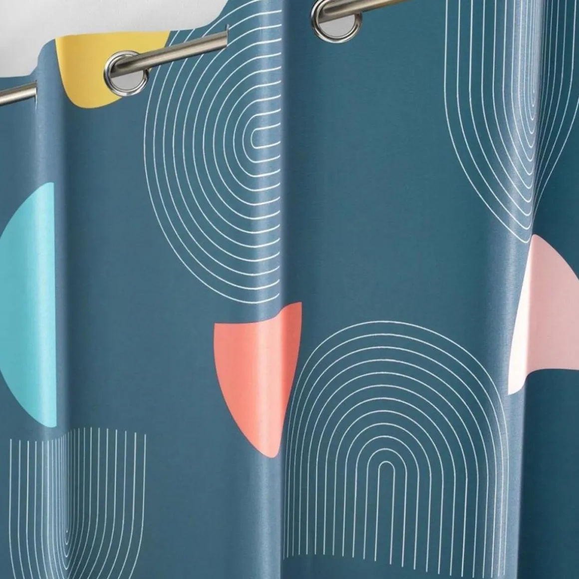 Rideau à œillets 140x260 Pop Art