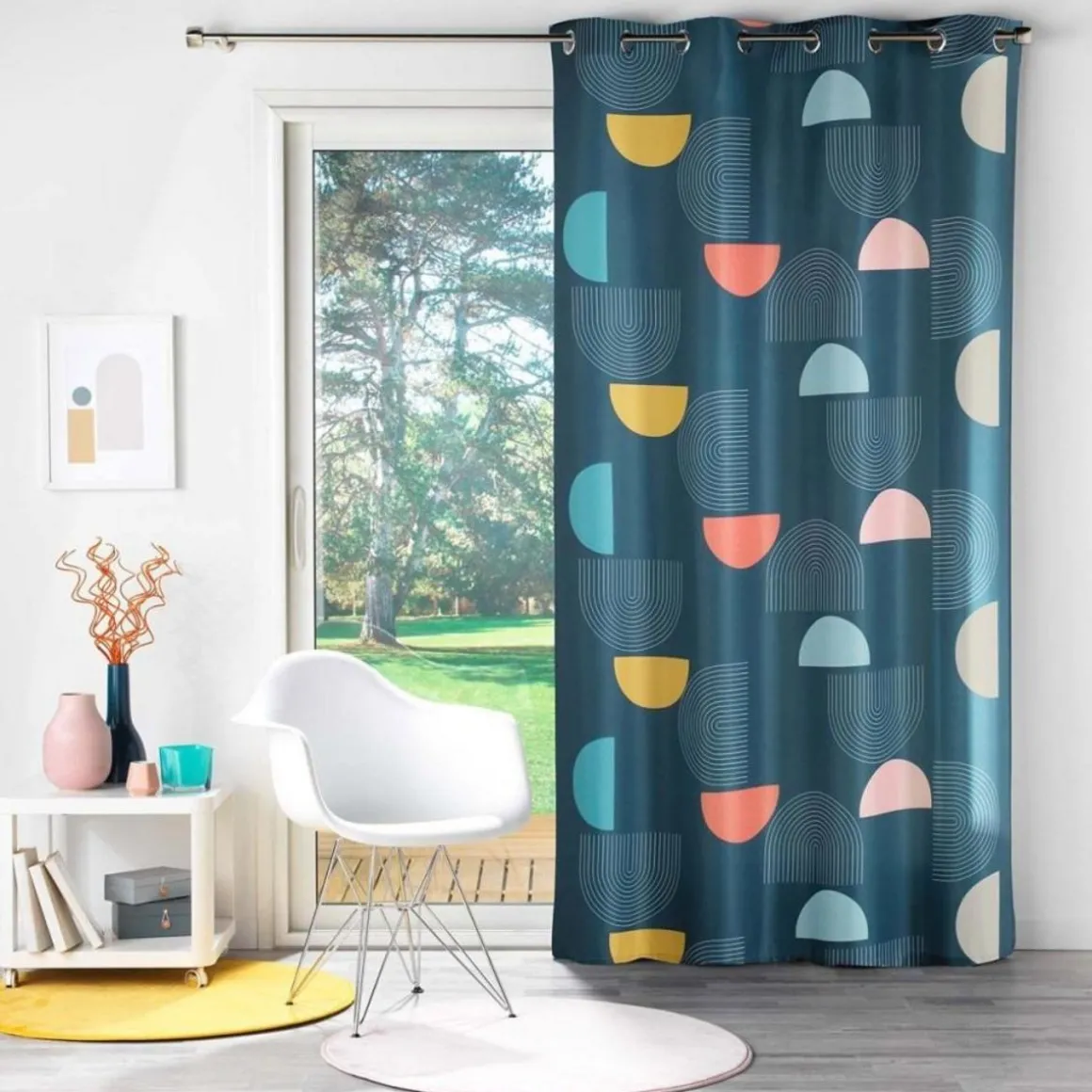 Rideau à œillets 140x260 Pop Art