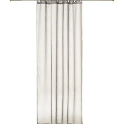 Rideau voilage uni à oeillets métal en polyester 140x240cm ETAMINE