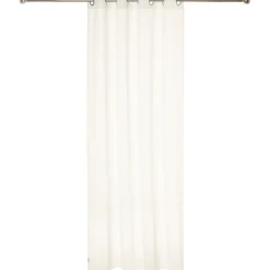 Rideau voilage uni à oeillets métal en polyester 140x240cm ETAMINE