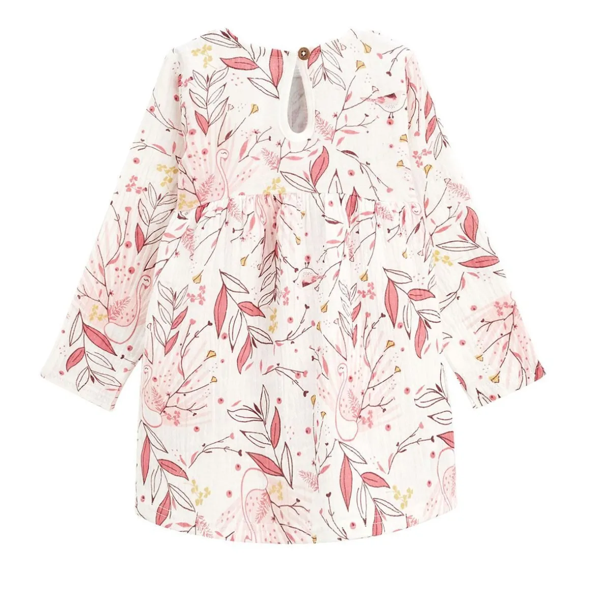 Robe bébé en gaze de coton Birdy