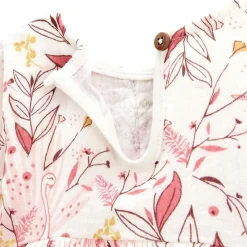 Robe bébé en gaze de coton Birdy