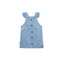 Robe bébé en jean bleue Océan d'amour