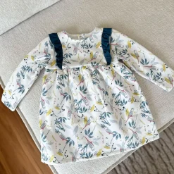 Robe bébé en molleton Bianca