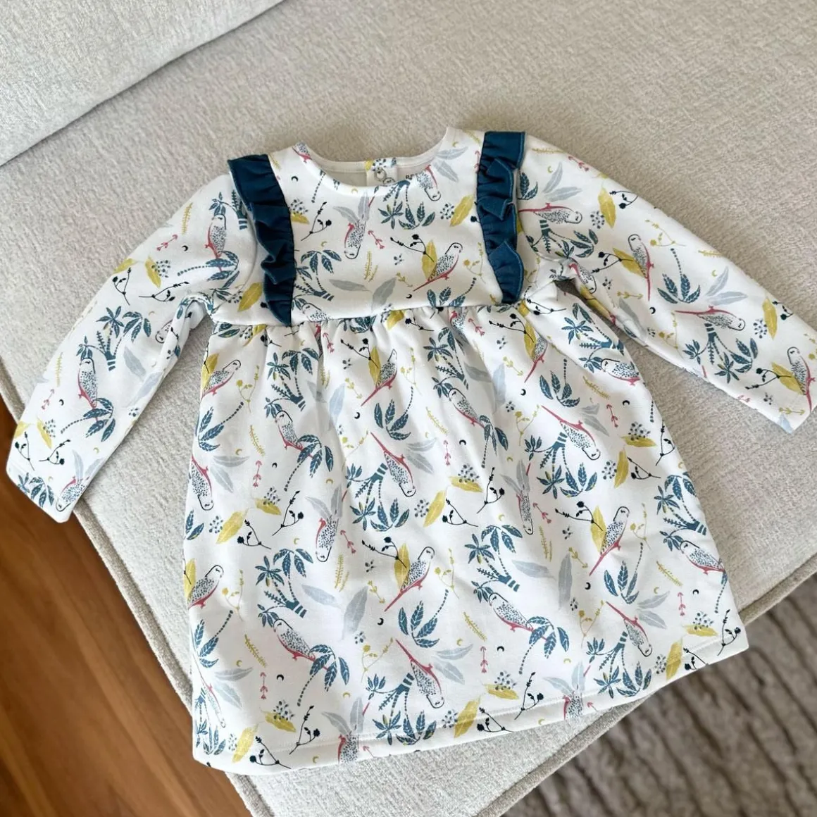Robe bébé en molleton Bianca