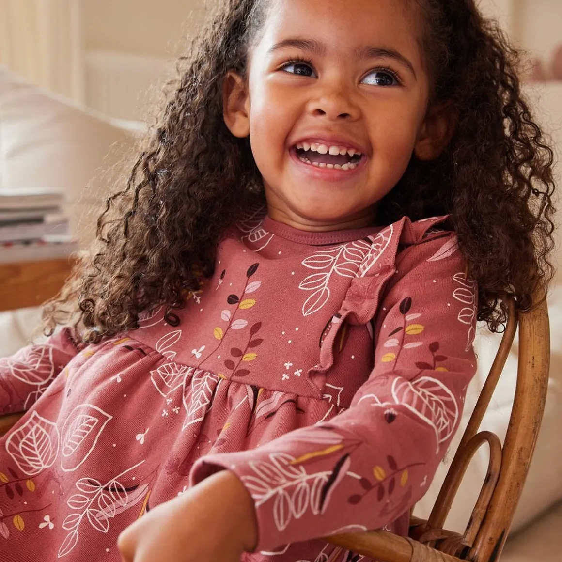 Robe bébé en molleton Léonie