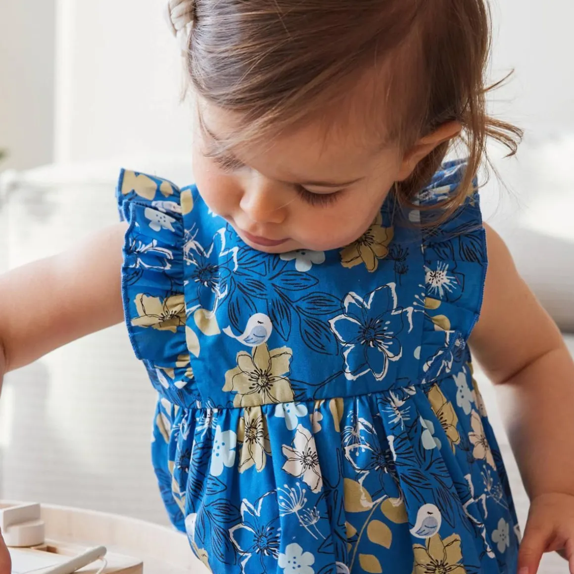 Robe bébé en popeline Flora