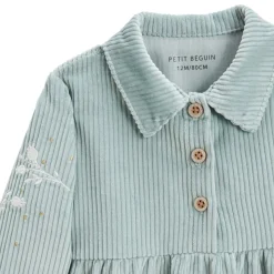 Robe bébé en velours côtelé Alma