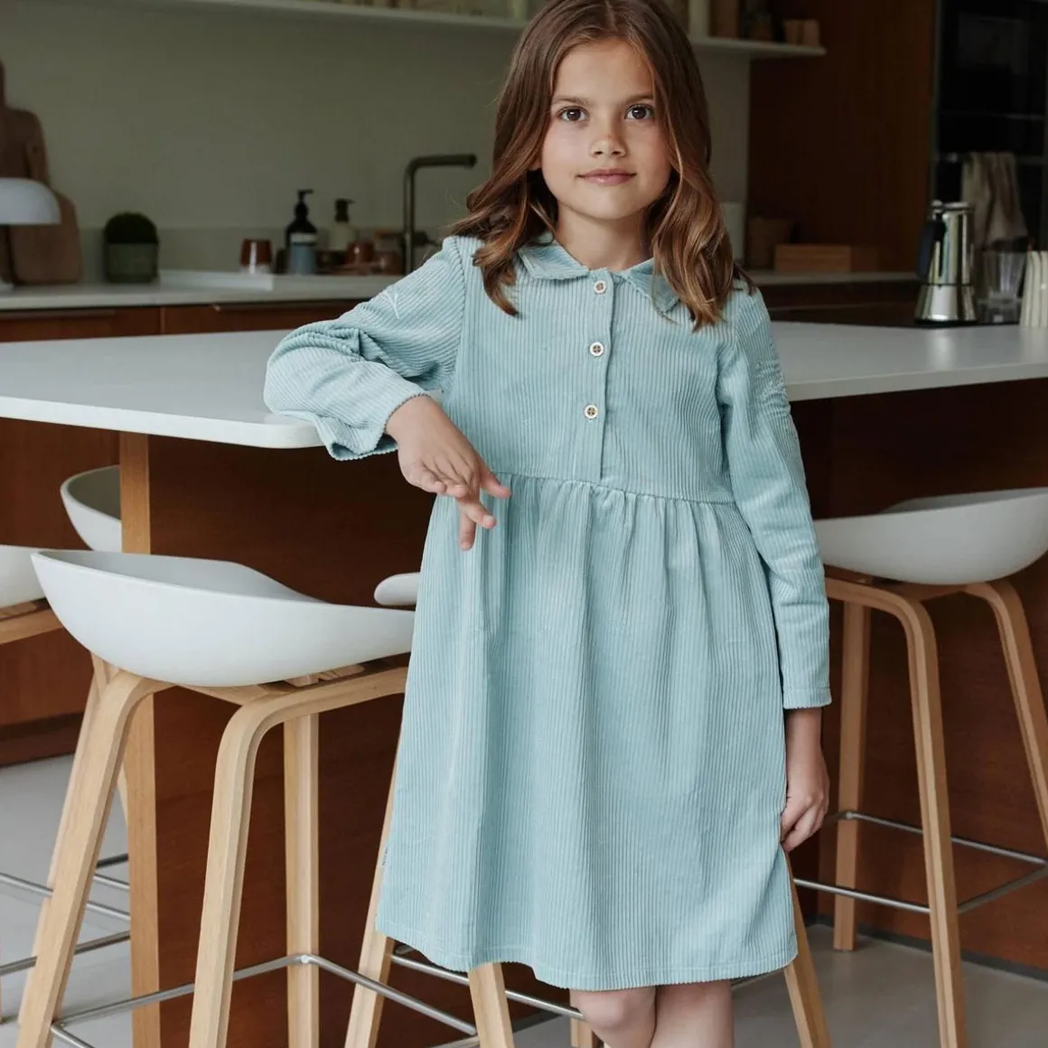 Robe bébé en velours côtelé Alma