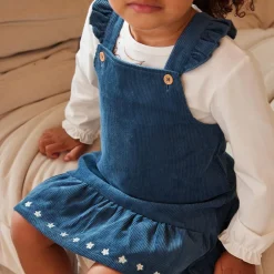 Robe bébé en velours côtelé Népal
