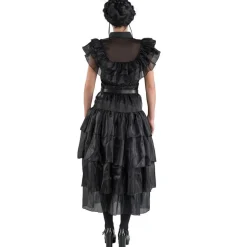 Robe de bal noire - Mercredi - Fille - 11/12 ans (145 à 152 cm)