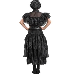 Robe de bal noire - Mercredi - Fille - 9/10 ans (134 à 140 cm)