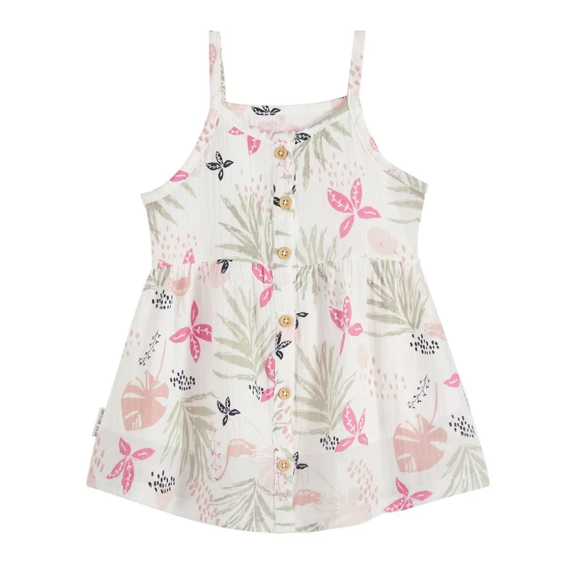 Robe enfant en gaze de coton Calipso