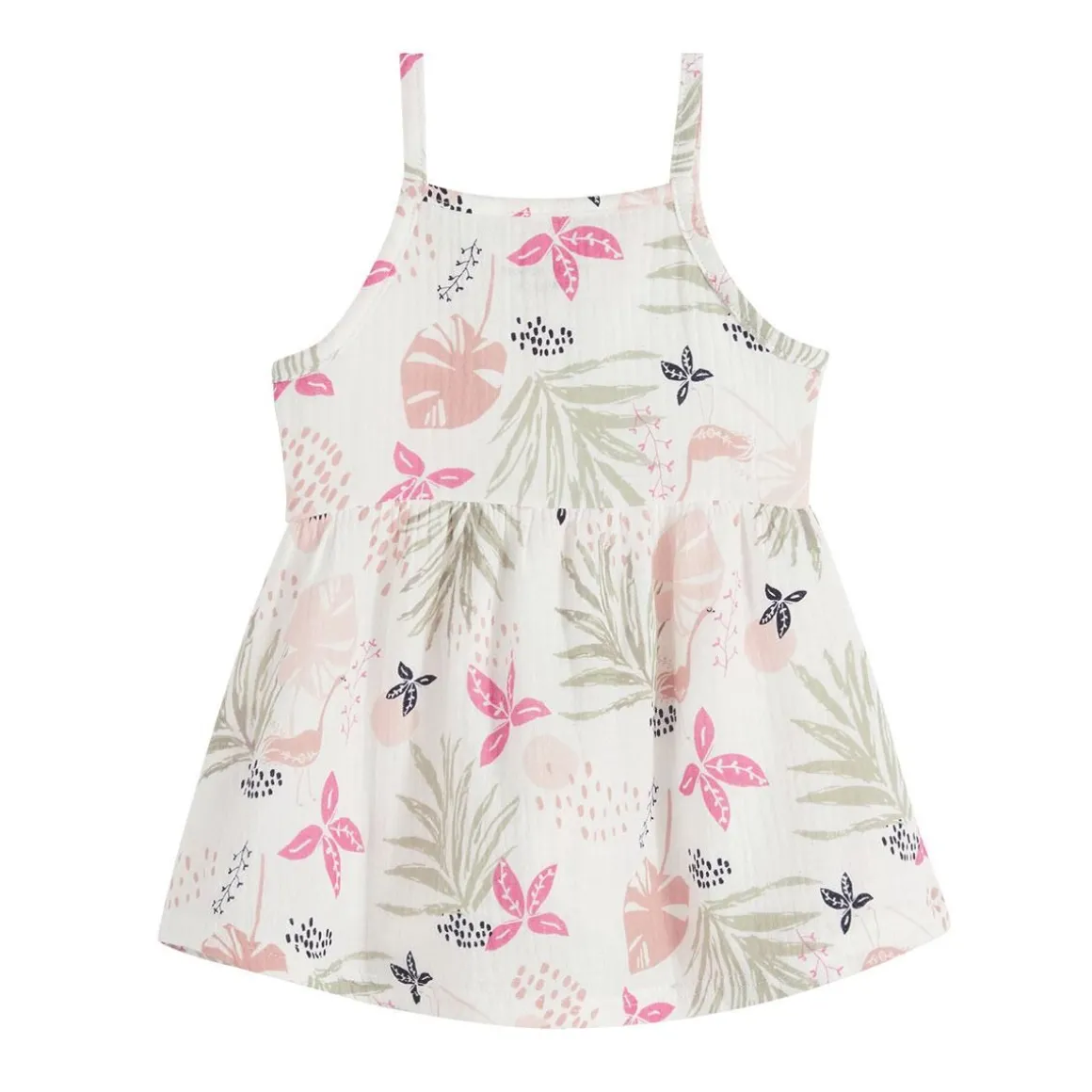Robe enfant en gaze de coton Calipso