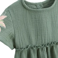 Robe enfant en gaze de coton + chouchou Pivoina