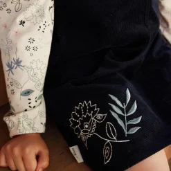 Robe enfant en velours côtelé Belle de Nuit