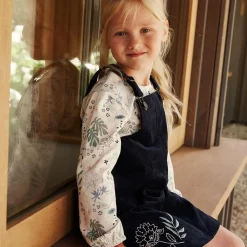 Robe enfant en velours côtelé Belle de Nuit