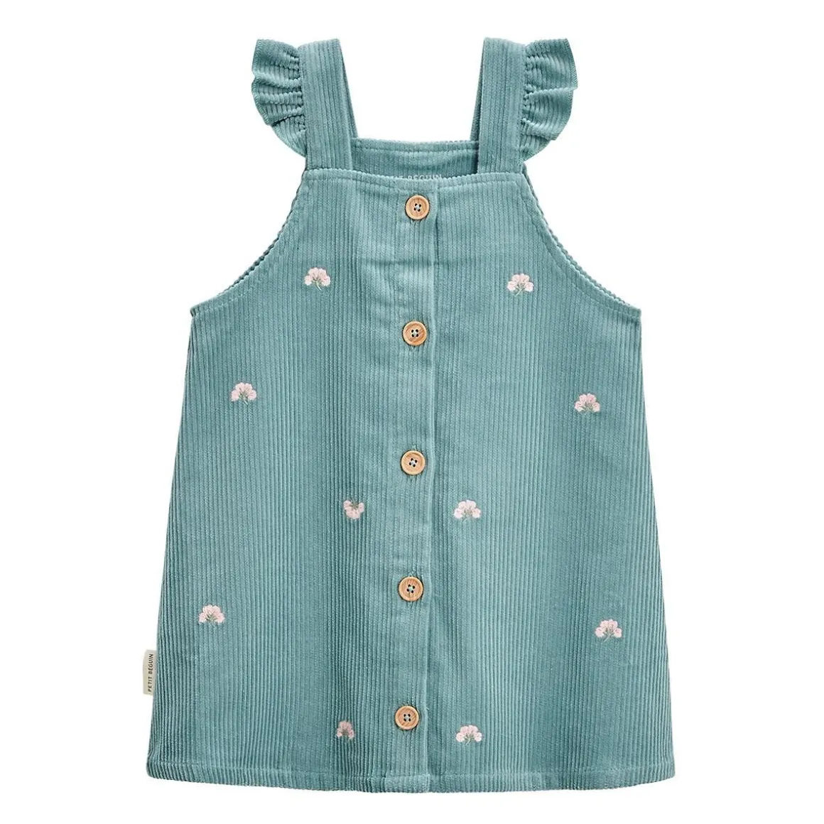 Robe fille en velours côtelé Naya