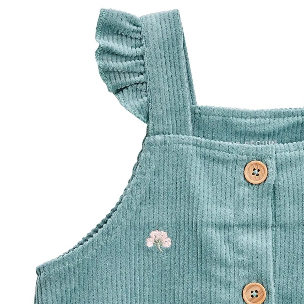 Robe fille en velours côtelé Naya