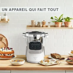 Robot cuiseur companion pro + cuiseur vapeur YY5286FG