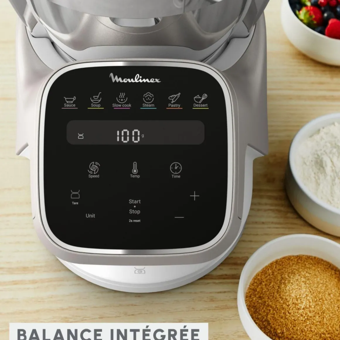 Robot cuiseur companion pro + cuiseur vapeur YY5286FG