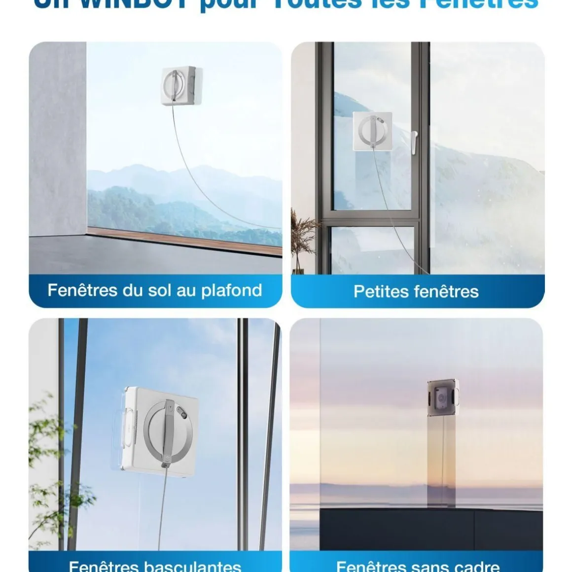 Robot Lave vitre Winbot W2 Omni