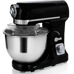 Robot multifonctions 5l 1000w noir avec hachoir et blender 1,5l en verre - robimix noir