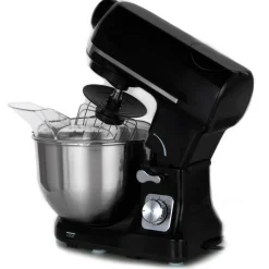 Robot multifonctions 5l 1000w noir avec hachoir et blender 1,5l en verre - robimix noir