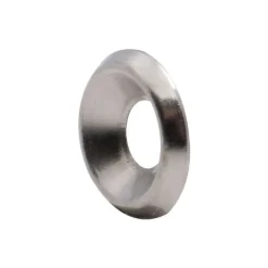 Rondelle cuvette nickelée Vissal 3,5x11mm ép:1,7mm lot de 25 rondelles