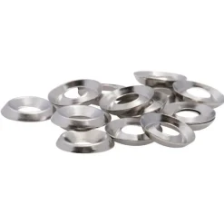 Rondelle cuvette nickelée Vissal 3,5x11mm ép:1,7mm lot de 25 rondelles