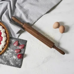 Rouleau à Pâtisserie en Bois Acacia 45cm Marron