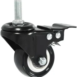 Roulettes pivotantes avec freins 12 pcs 50 mm