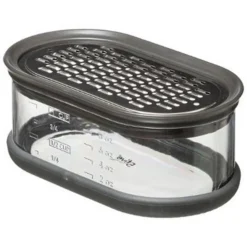 Râpe & Boîte de Récupération 2 Faces 14cm Gris