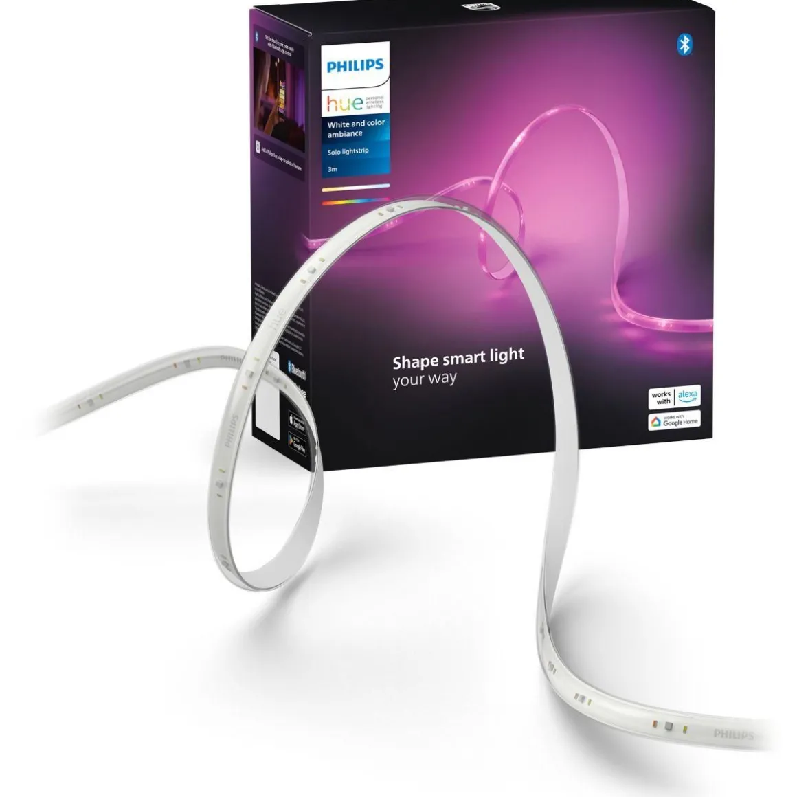 Ruban LED HUE W&C Lightstrip Solo 3m