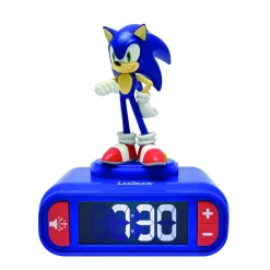 Réveil digital avec veilleuse Sonic et effets sonores