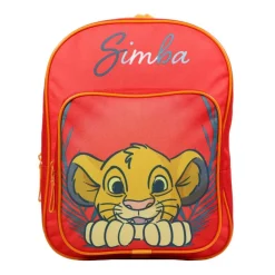 Sac à dos 31 cm avec poche Disney Le Roi Lion Simba Rouge Bagtrotter
