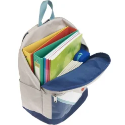 Sac à dos 1 compartiment gris