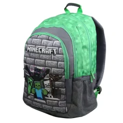 Sac à dos 2 compartiments Minecraft Jeu Vidéo Gris Bagtrotter
