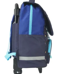 Sac à dos à roulettes bleu ESPACE