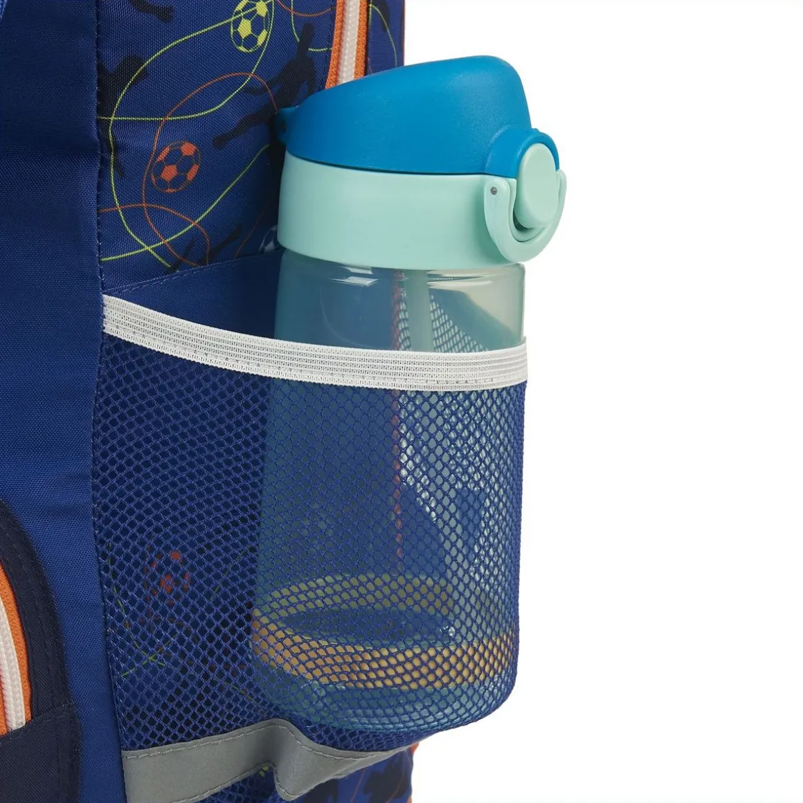 Sac à dos à roulettes bleu FOOTBALL