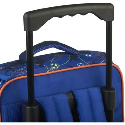 Sac à dos à roulettes bleu FOOTBALL