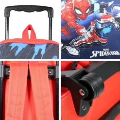 Sac à dos à roulettes Spider-Man Bleu
