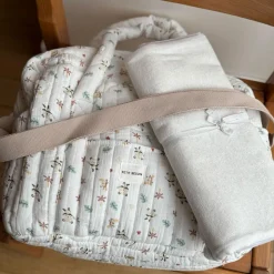 Sac à langer en gaze de coton et tapis de change Baby Panda