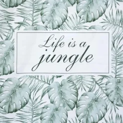 Sac Cabas de Shopping Jungle 45cm Vert Kaki