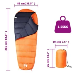 Sac de couchage momie pour adultes camping 3 saisons