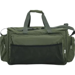 Sac de pêche imperméable vert foncé tissu oxford