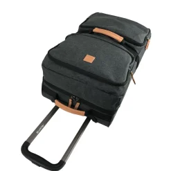 Sac de voyage à roulettes cabine gris 50x30x25cm - 30L