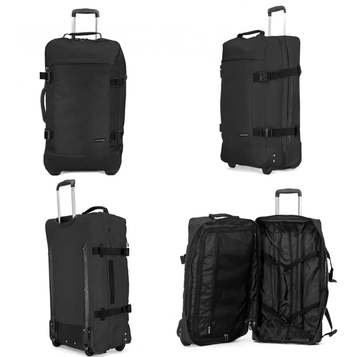 Sac de voyage à roulettes 74L double compartiment 70cm