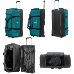 Sac de voyage à roulettes 105L double compartiment 75cm